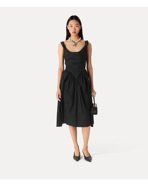 Vivienne Westwood Black Sunday Dress Compact Poplin