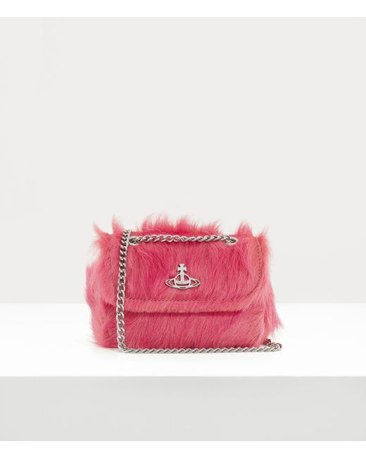 Vivienne Westwood Pink Small Purse With Chain
