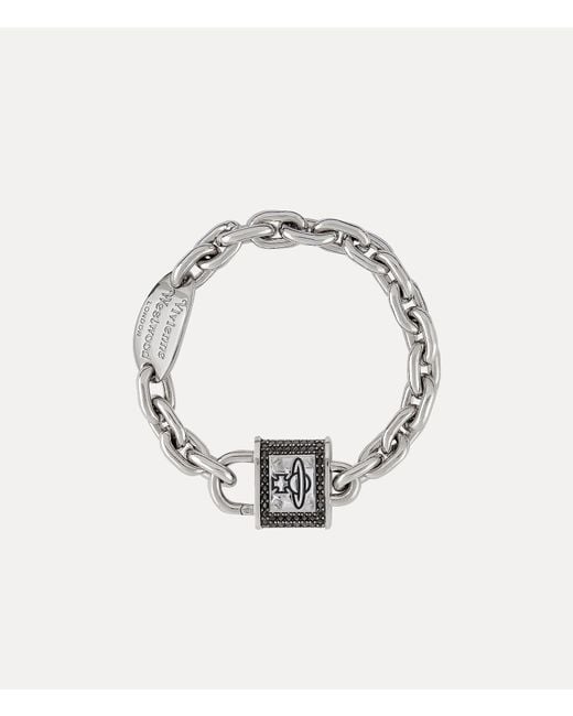 Vivienne Westwood Metallic Man. Puck Bracelet for men