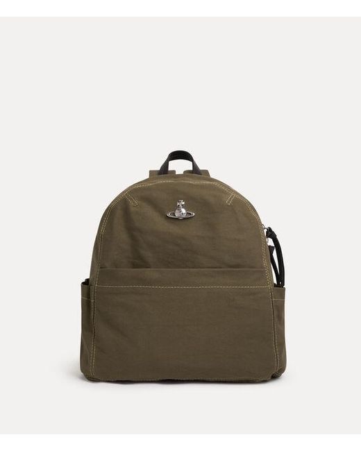 Vivienne Westwood Natural George Medium Rucksack Canvas