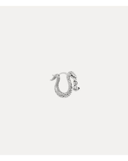 Vivienne Westwood Natural Albane Small Single Earring for men