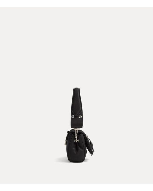 Vivienne Westwood Black Hazel Treasure Charm Handbag Supple Leather