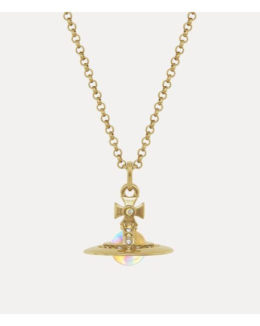 Vivienne Westwood Metallic New Tiny Orb Pendant Necklace