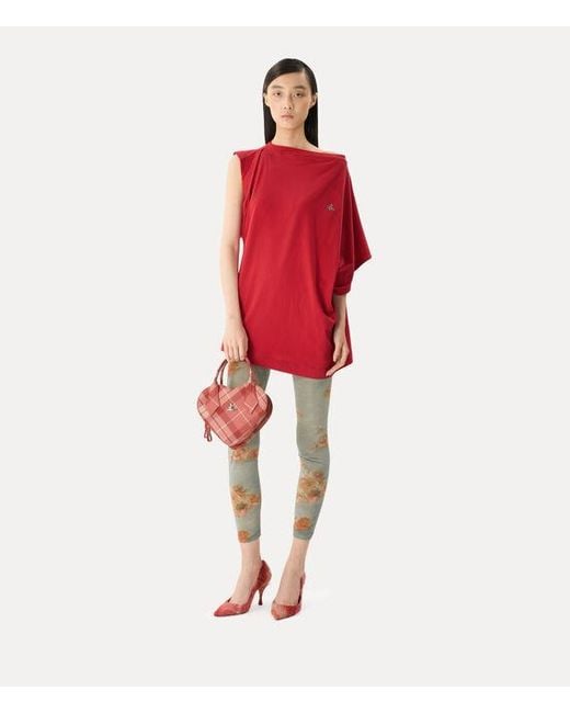 Vivienne Westwood Red Oversized Hebo Top Cotton