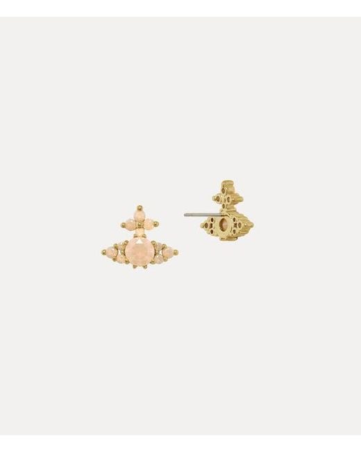 Vivienne Westwood White Feodorita Earrings