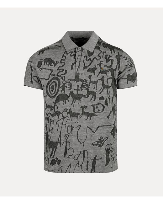 Vivienne Westwood Gray Classic Polo for men