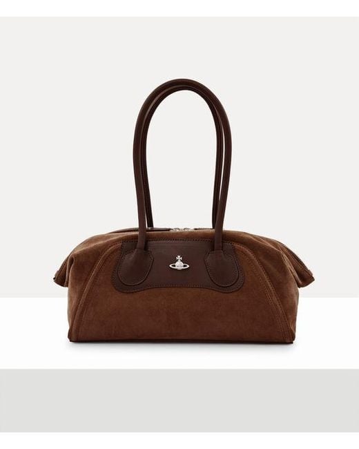 Vivienne Westwood Brown Shirley Small Holdall Leather