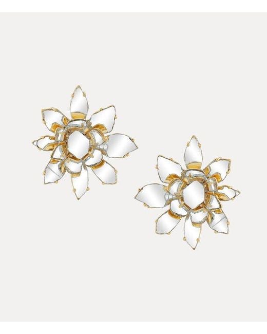 Vivienne Westwood Metallic Albine Earrings