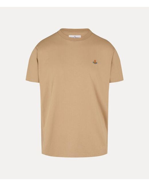 Vivienne Westwood Natural Classic T-Shirt Multicolour Orb Cotton