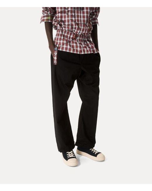 Vivienne Westwood Black Kung Fu Trousers Cotton Twill
