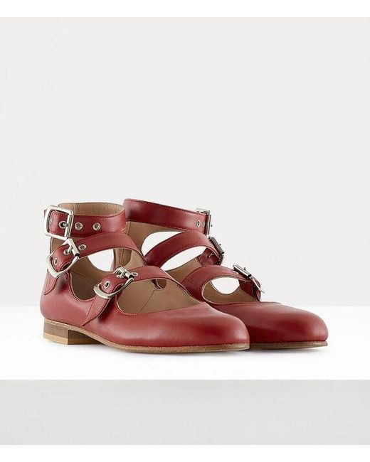 Vivienne Westwood Red Roman Three Strap