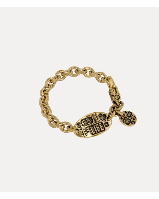 Vivienne Westwood Metallic Lancelot Bracelet for men
