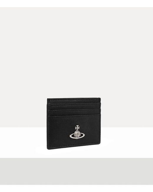 Vivienne Westwood White Flat Card Holder Supple Leather