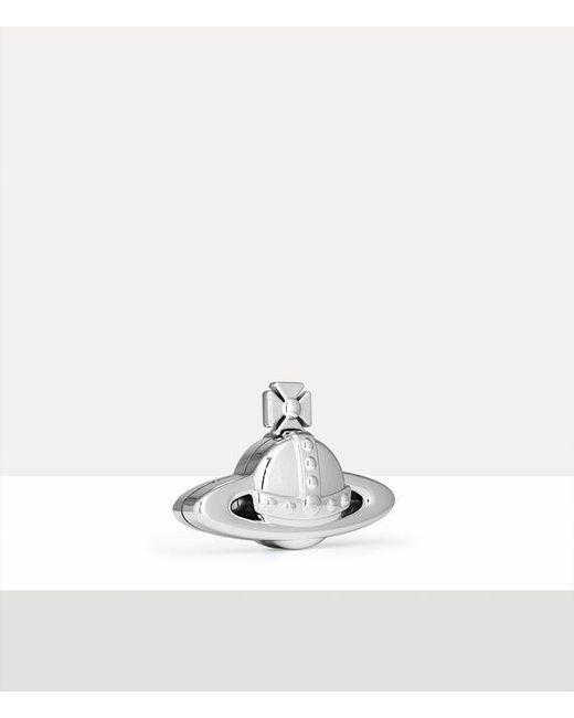Vivienne Westwood White 3D Orb Clutch Abs