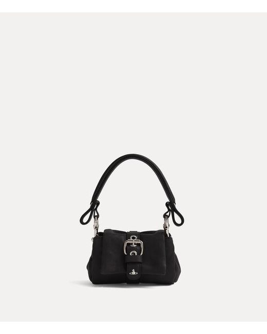 Vivienne Westwood Black Hazel Treasure Charm Handbag Supple Leather