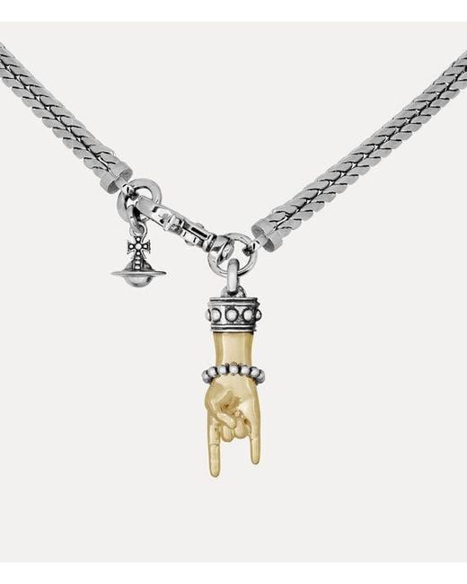 Vivienne Westwood Metallic Anatoly Necklace for men