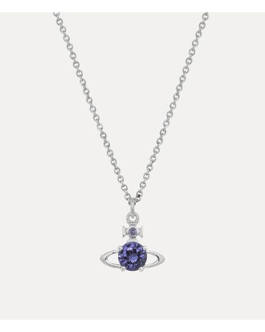 Vivienne Westwood White Reina Pendant Necklace