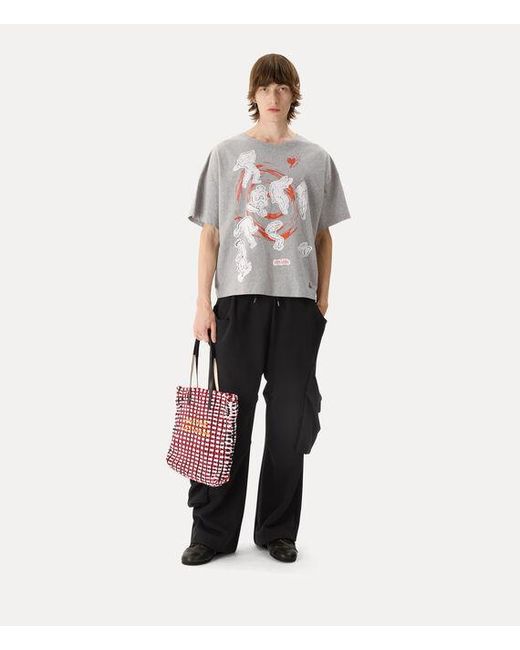 Vivienne Westwood White Get A Life Box T-Shirt Cotton