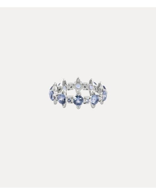 Vivienne Westwood White Warwick Ring