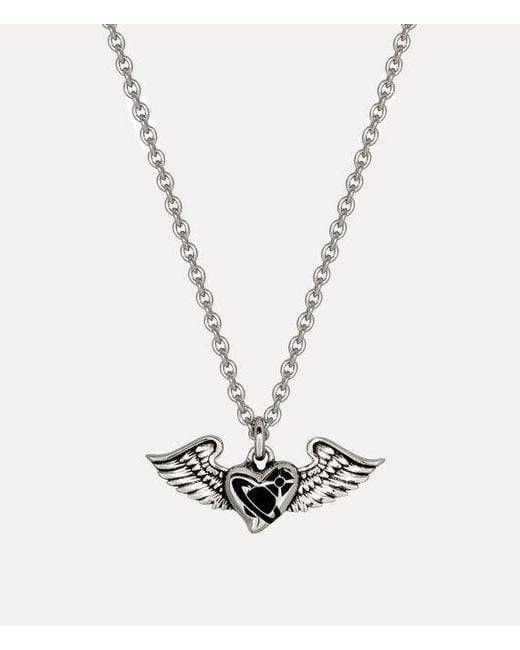 Vivienne Westwood White Herbert Pendant Necklace for men