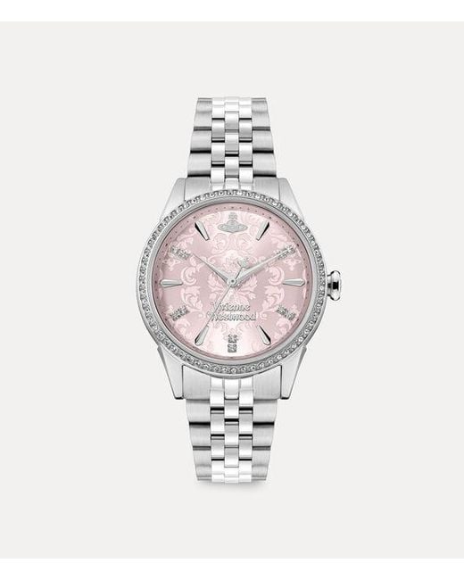 Vivienne Westwood White Little Wallace Watch Stainless Steel
