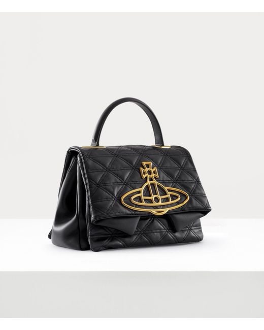 Vivienne Westwood Black Sibyl Shoulder Bag