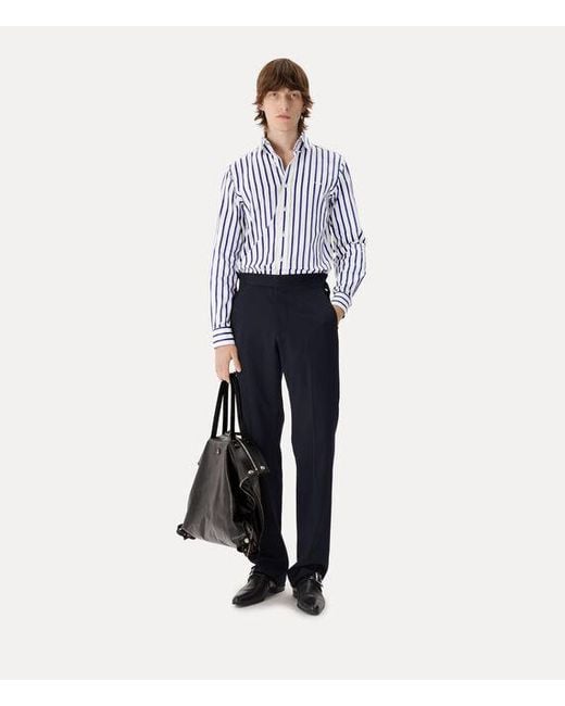 Vivienne Westwood Blue Sang Trousers Wool for men