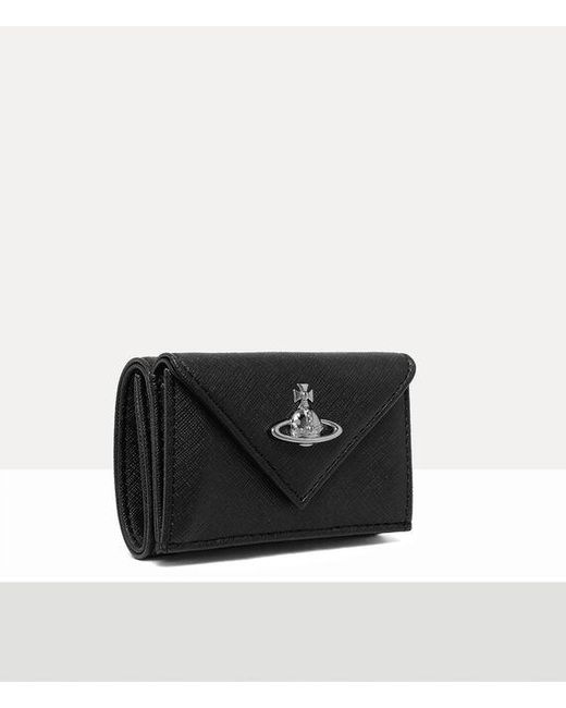 Vivienne Westwood White Envelope Billfold Faux Leather
