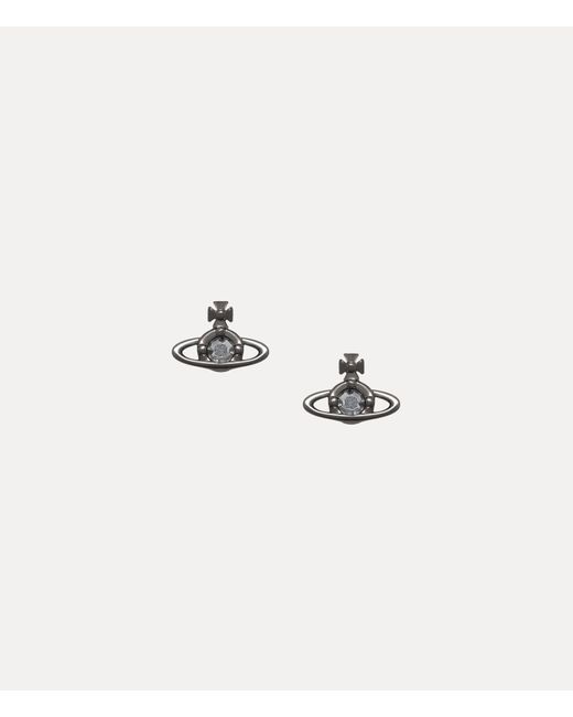 Vivienne Westwood Natural Nano Solitaire Earrings
