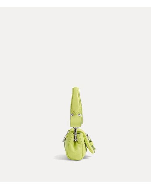 Vivienne Westwood Yellow Hazel Treasure Charm Handbag Supple Leather