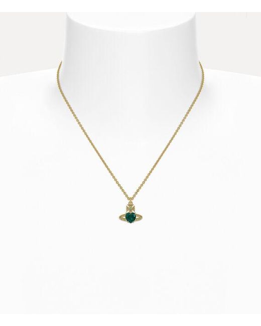 Vivienne Westwood White Ariella Pendant Necklace