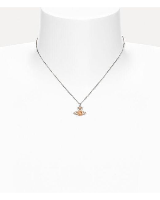 Vivienne Westwood White Ismene Pendant Necklace