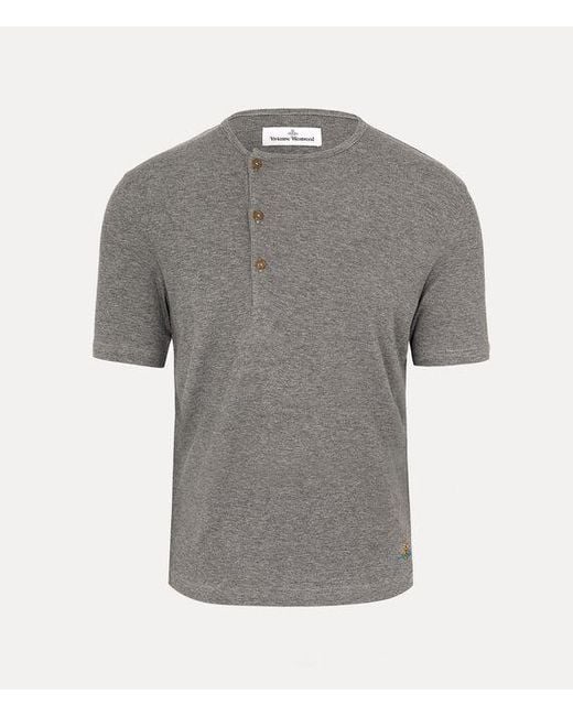 Vivienne Westwood Gray Tegan T-Shirt Rib Jersey for men