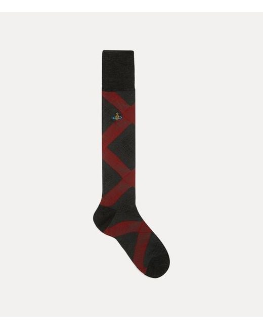 Vivienne Westwood Black Quadrophenia High Sock Quadrophenia