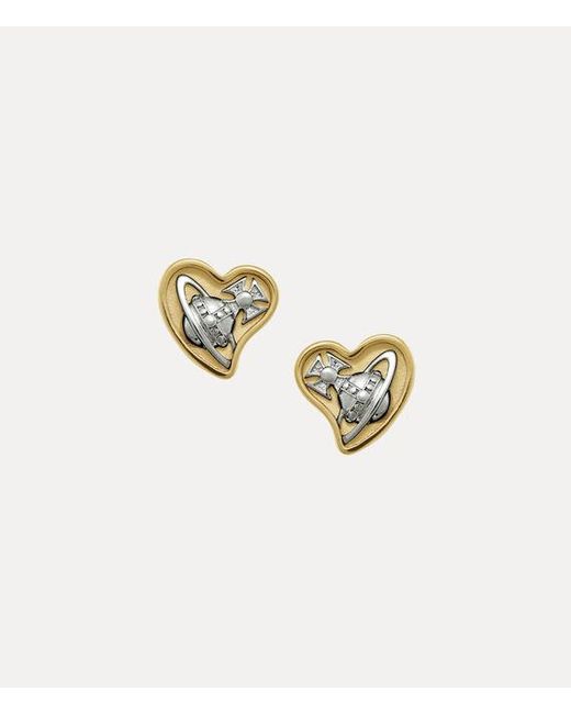Vivienne Westwood White Faye Earrings