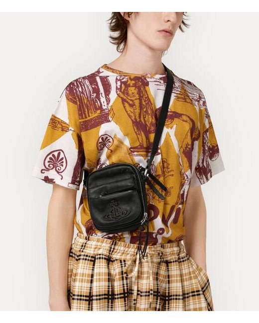 Vivienne Westwood Black Eton Small Crossbody Leather