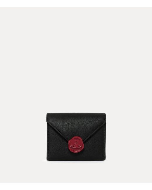 Vivienne Westwood White Envelope Trifold Wallet Supple Leather