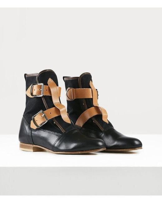 Vivienne Westwood Black Seditionaries Boot Leather