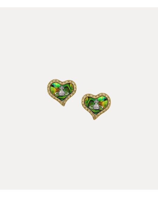 Vivienne Westwood Green Petra Earrings
