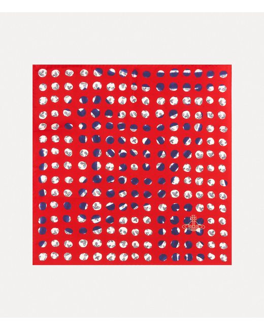 Vivienne Westwood Red Dots Pocket Square 55cm