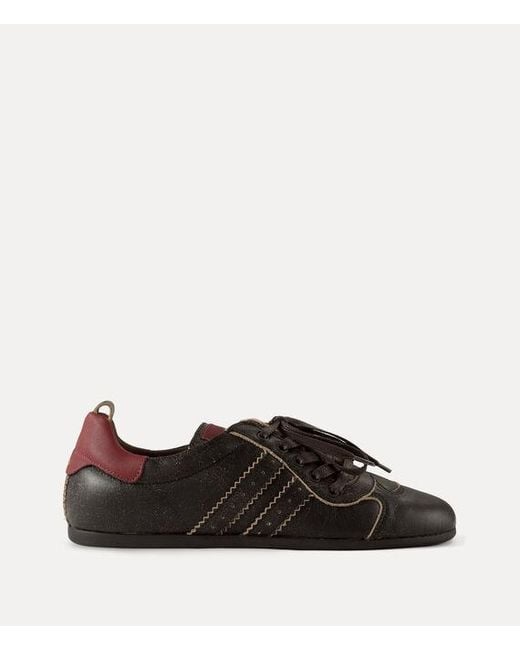 Vivienne Westwood Black Drunken Trainer Leather for men