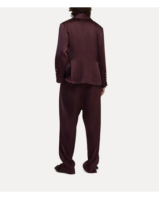 Vivienne Westwood Purple Wreck Jacket Stripe Jacq. Tailor for men