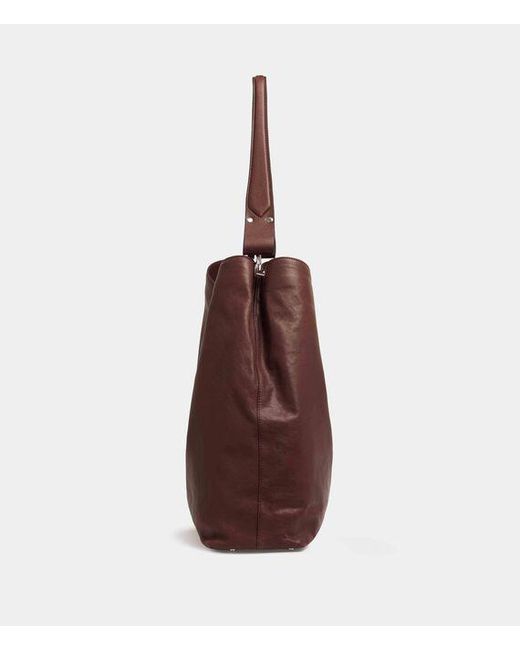 Vivienne Westwood Brown Lottie Large Shoulder Bag Supple Leather