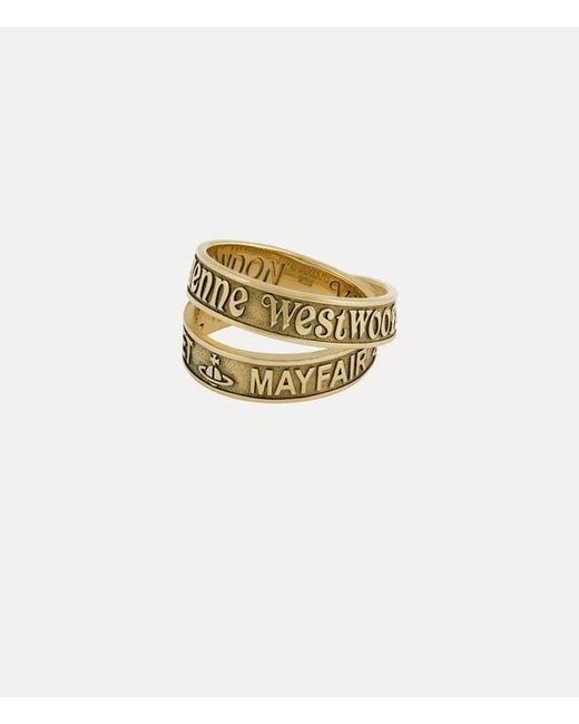 Vivienne Westwood White Amos Ring