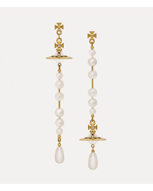 Vivienne Westwood Natural Broken Pearl Earrings