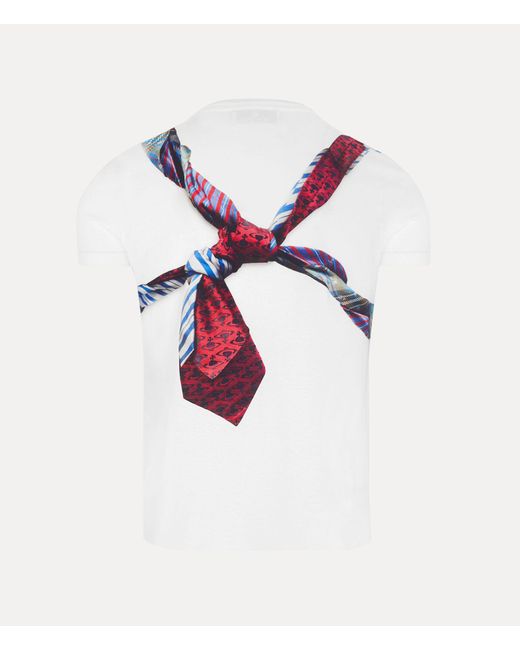 Vivienne Westwood Tie Bondage Peru T-shirt Cotton White Xs Unisex