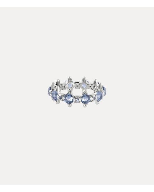 Vivienne Westwood White Warwick Ring