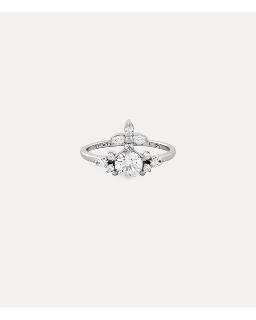 Vivienne Westwood White Colette Ring