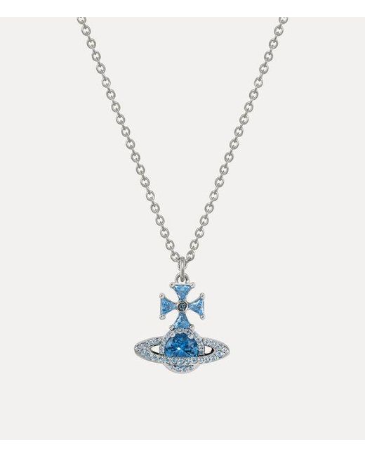 Vivienne Westwood White Mila Pendant Necklace