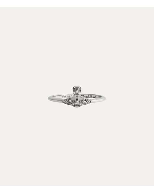 Vivienne Westwood White Oslo Ring